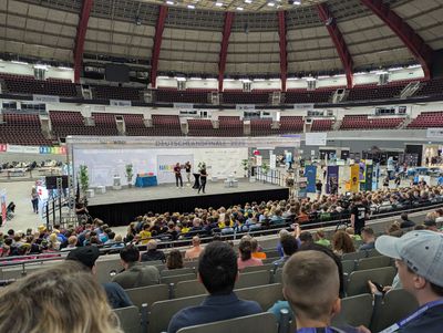 Westfalenhalle - location of the German finals